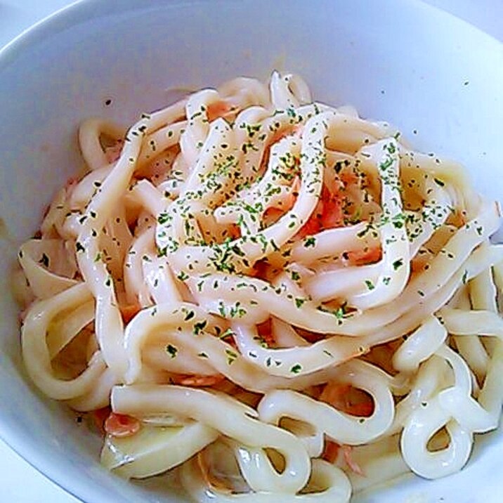 桜えびのクリームうどん